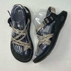 Chaco Womens Sandals Adjustable Straps Sz 9 Beige Gray Pattern